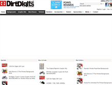 Tablet Screenshot of dirtdigits.com